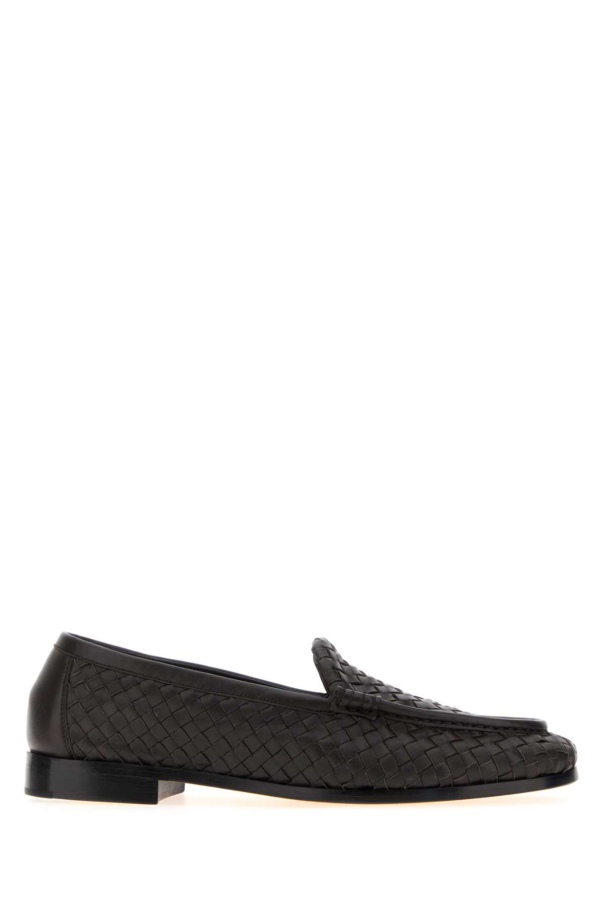 Bottega Veneta Dark Brown Leather Charlotte Ballerinas Espresso Ballerine – Women