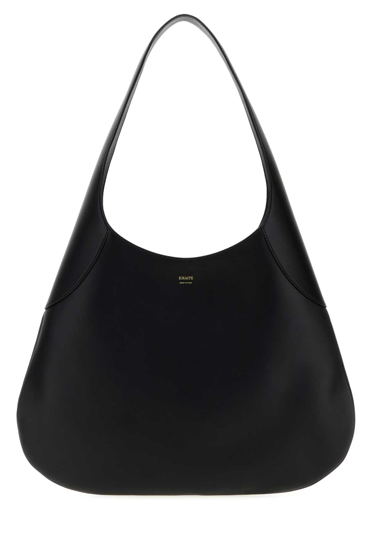 Khaite Black Leather Joan Shopping Bag Borse A Mano – Women