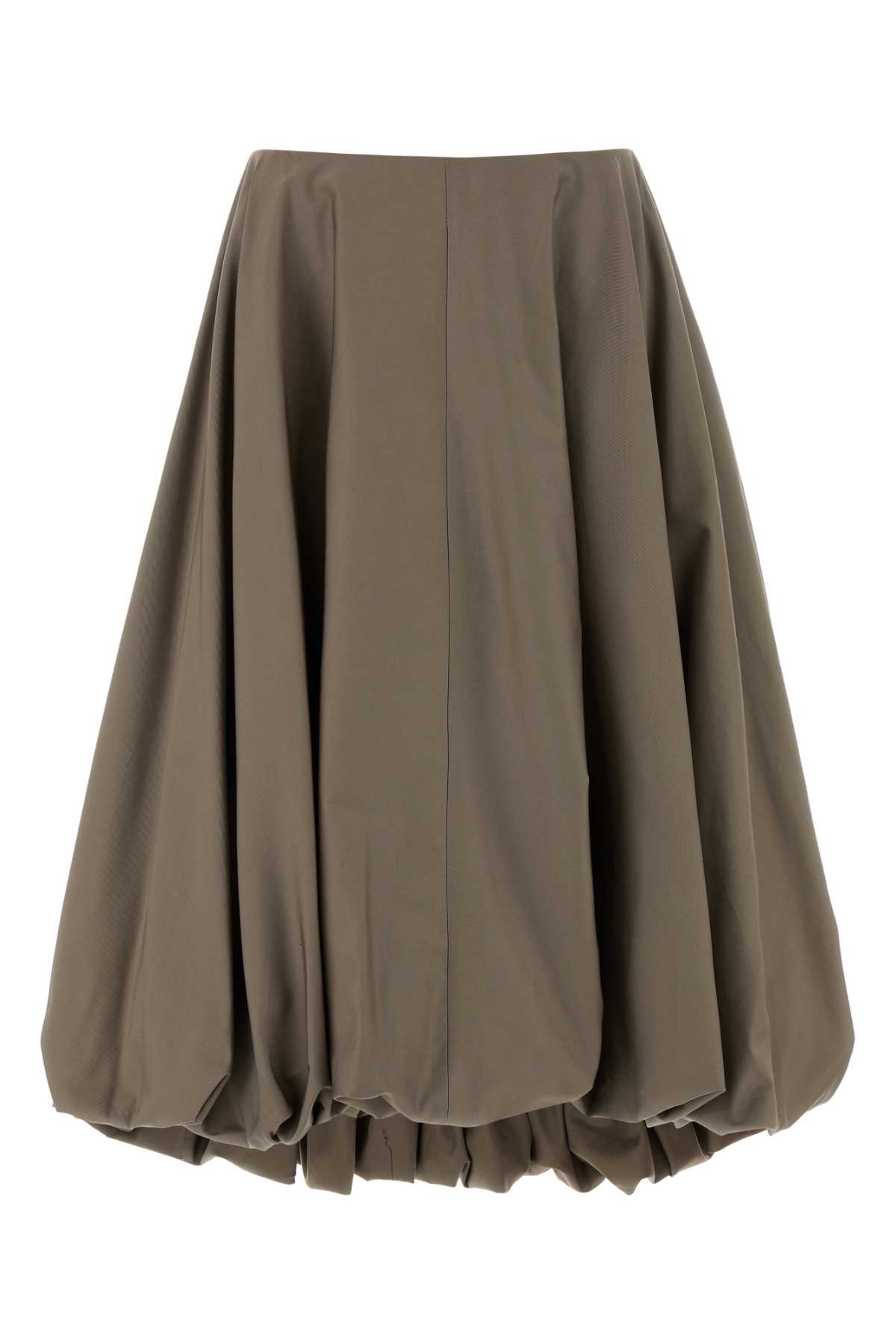 Balenciaga Mud Gabardine Skirt Newbeige Gonne – Women