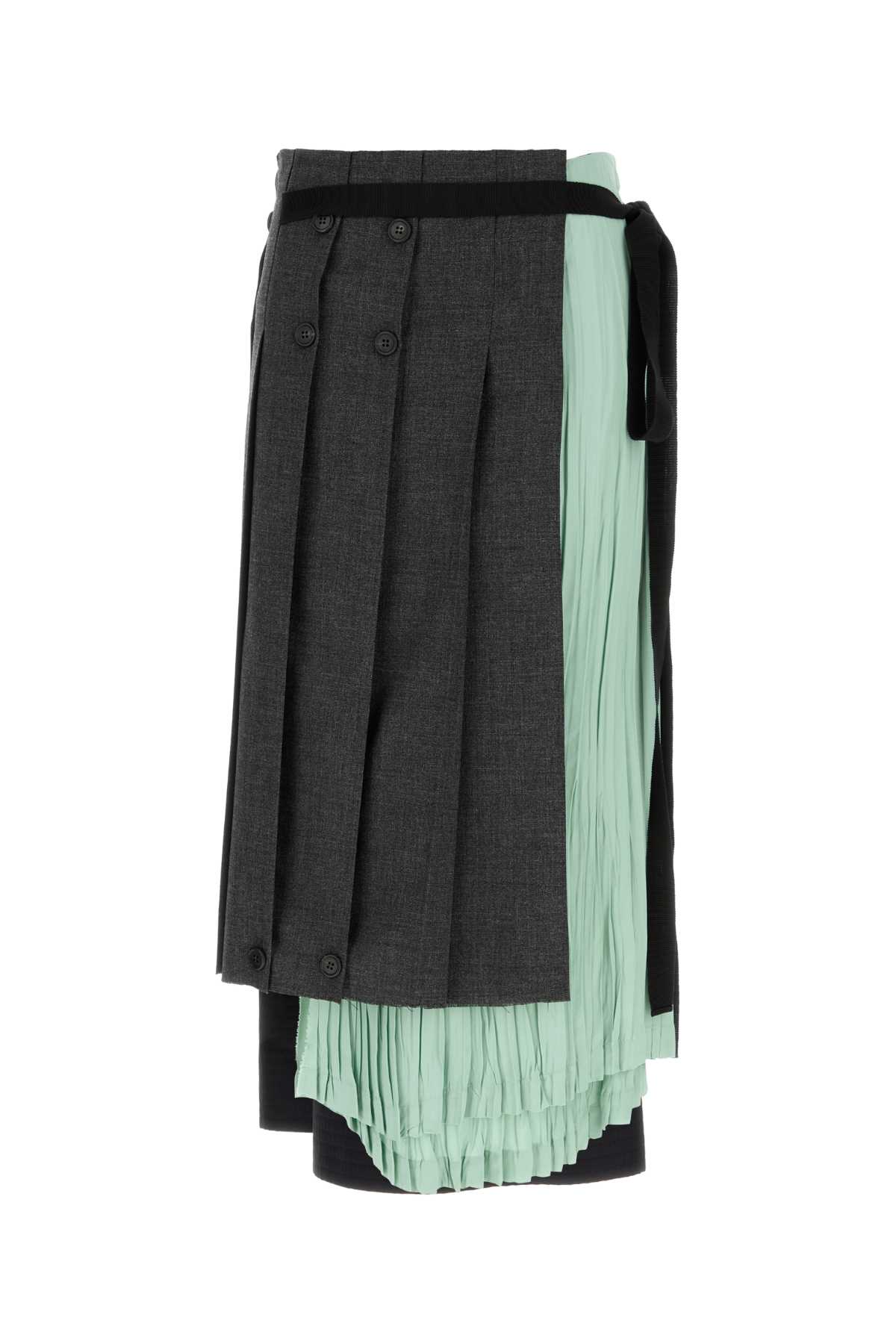 Prada Multicolor Skirt Ardesia Gonne – Women