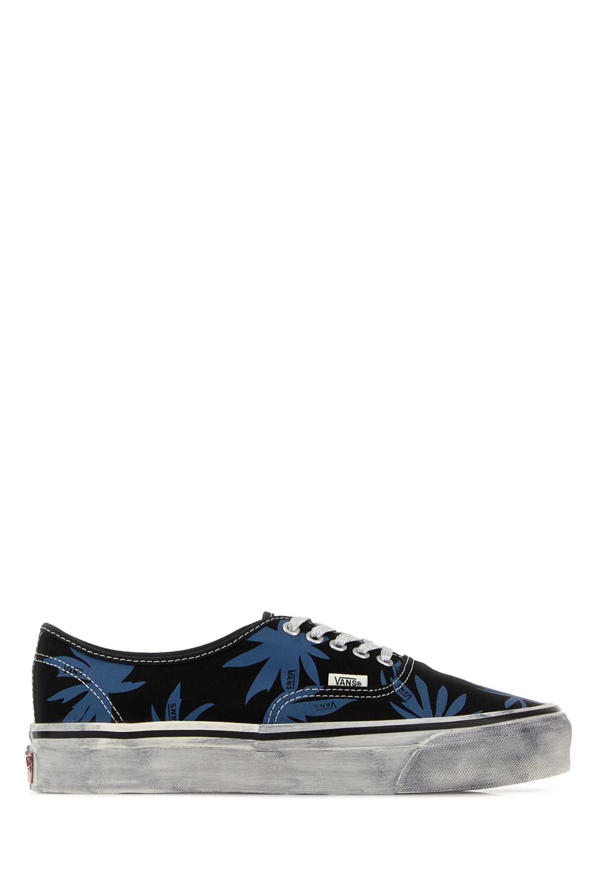 Vans Printed Canvas Authentic Sneakers Archiveblack - Men
